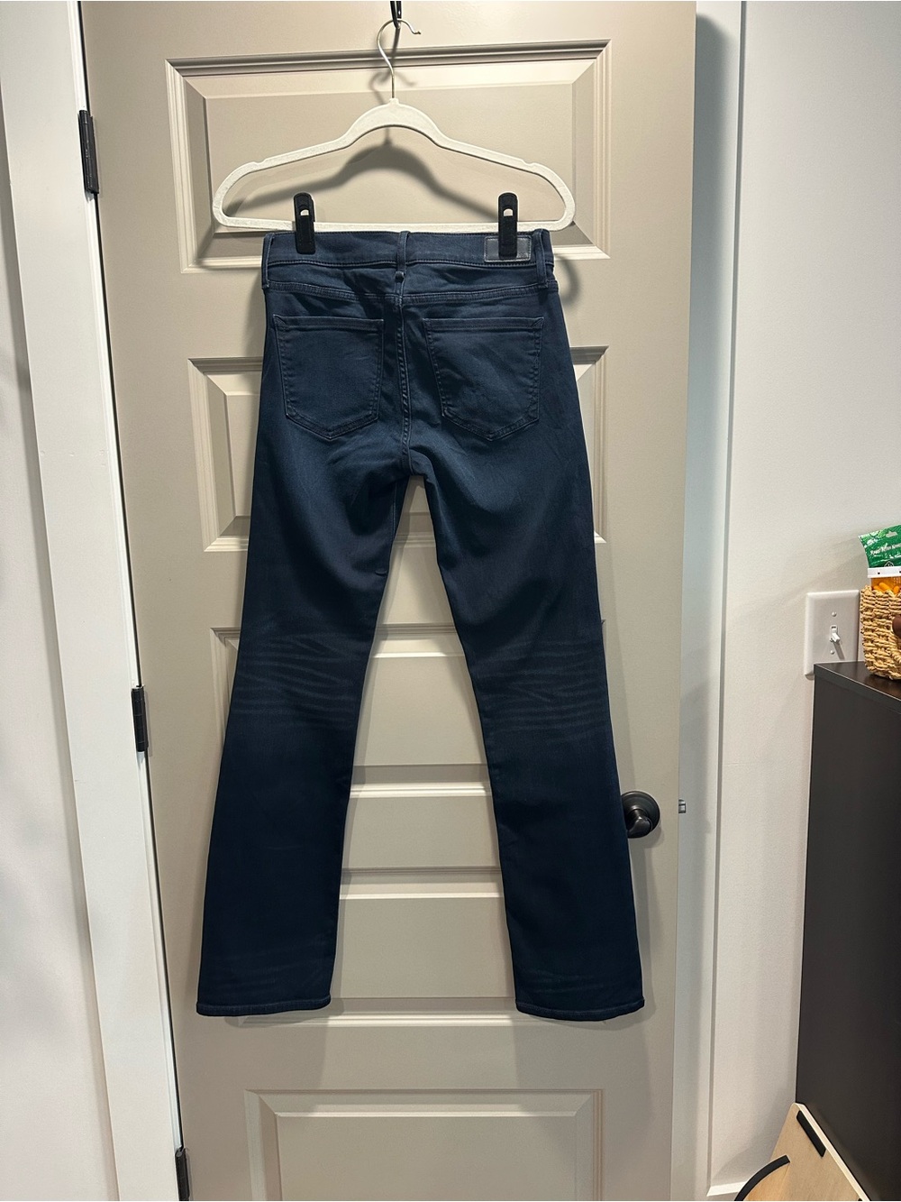 Express Indigo Straight Leg Jeans - Picture 2 of 6